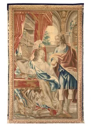 Brysselin kuvakudos kuuden kappaleen sarjasta, n. 1650 (villaa ja silkkiä)