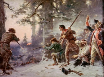 Taistelu lumikengillä 1757