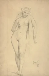 Omphale, n. 1887 (grafiitti paperille)