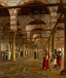 Rukous moskeijassa, 1871.