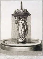 Suunnittelu suihkulähteelle, 1673