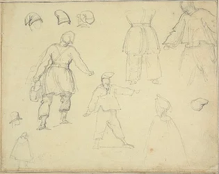 Luonnoksia: Stable Boy Carrying a Bucket