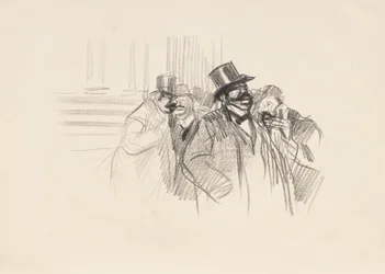 Pörssissä, noin 1900 (litografia)