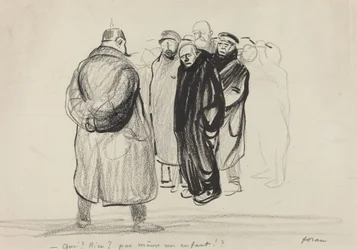 tyhjin käsin. Zeppelinin miehistö, luultavasti 1915.