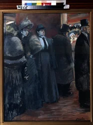 Teatterin aula. Jean-Louis Forainin maalaus (Jean-Louis Forain