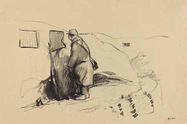 Haudoissa, c. 19141919.
