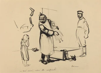 Nach Paris. -minä myös, lasten chai, c. 19141919.