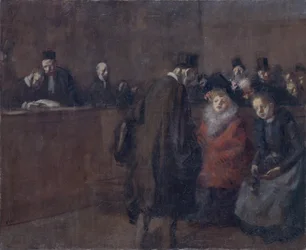 Tuomioistuimen kohtaus