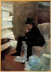 Jean Louis Forainin (1852-1931) leskimaalaus 1800-luku, öljy kankaalle, Dim. 1,41x1 m Pariisi, Musee d