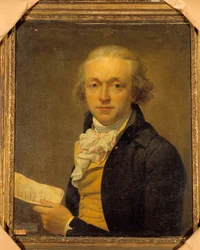 Joseph Delaunayn (1746-1794) muotokuva. Hän oli kansalliskokouksen ja konventin jäsen. Jean Louis Laneuvillen (1748-1826) maalaus