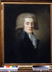 Venäjän varakansleri Nikita Paninin (1770-1837) muotokuva (Varakansleri Nikita Paninin muotokuva). Jean Louis Voillen maalaus (1744-1803 jälkeen). Öljy kankaalle, 73,1 x 57 cm