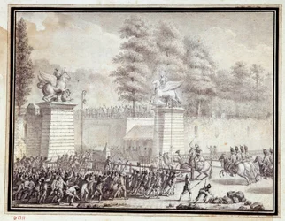 Ranskan vallankumous: "" Monsieur de Lambesc saapui Tuileries