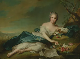 Henriettan muotokuva Florana, 1742