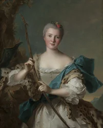 Naisen muotokuva Diana, 1752