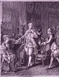 The Grand Toilet, kaiverrus A.L. Romanet (1742-c.1810)