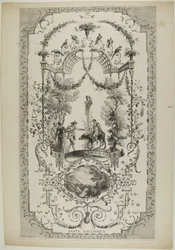 Feste Bacchique, levy 97 teoksesta "The Works of Antoine Watteau".