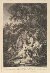 Les Nimphes au Bain Nymfit kylpylässä, 1700-luku.