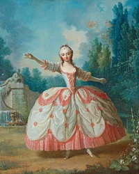 Barbara Campaninin muotokuva 1721-1799, joka tunnetaan nimellä La Barbarina, 1721