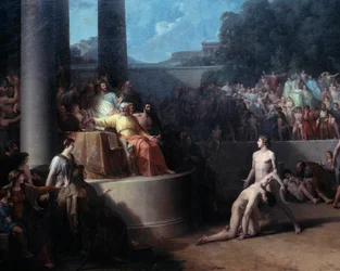 Jean Pierre Saint Oursin (1752-1809) Olympialaisten maalaus 1700-luvun Geneve, taide- ja historiamuseo