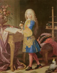 Charles of Bourbonin muotokuva, n. 1725-1735 (öljy kankaalle)