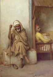 Algerialaiset miehet lepäävät, 1882