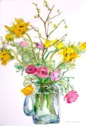 Auringonkukat Ranunculus
