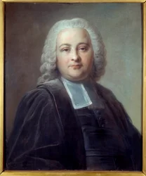 Chretien Guillaume de Lamoignon de Malesherbesin (1721-1794) muotokuva, Kingin asianajaja yleissopimuksen mukaisesti. Pastelli Jean Valade (1709-1787)