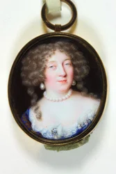 Nainen nimeltä Madame de Montespan (emali)