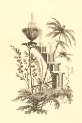 Fontaine chinoise avec liukuportaat