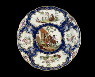 Pyöreä astia, 1768-1770 (steatiitti posliini)