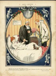 Jehan Testevuiden (1873-1924) kuvitus Le Liressä, nro. 375, 09/04/10 - Parempi herkkä - Lääketieteellinen