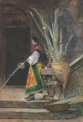 Palmusunnuntai Espanjassa 1873.