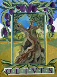 Mustat oliivit, 2014 (akryyli kankaalle)