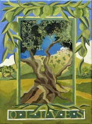 Vihreät oliivit, 2014 (akryyli kankaalle)