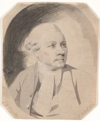 Muotokuva runoilijasta F.G. Klopstock (1724-1803)