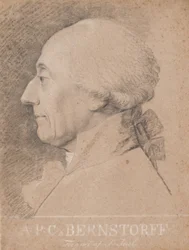 Muotokuva valtiomies A.P. Bernstorff