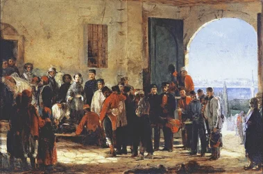Krimin sota: sairaanhoitaja Florence Nightingale Scutarin sairaalassa Turkissa, 1856