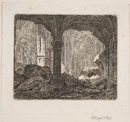 Sisustus samasta rauniosta 1806