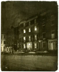 Beacon St, Boston, Ma, USA, n. 1902-1910 (gelatiinihopea valokuva)