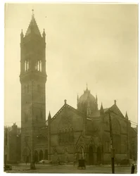 Old South Church, Boston, USA, n. 1902-1910 (gelatiinihopea valokuva)