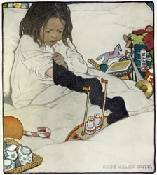 Joulusukkahousun avaaminen
