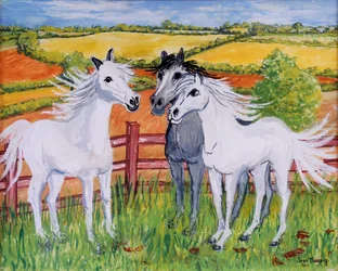 Kolme kepeää hevosta,2002,(guassi)