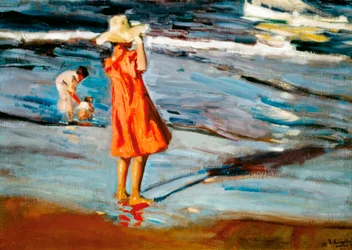 "Lapsia rannalla", 1900