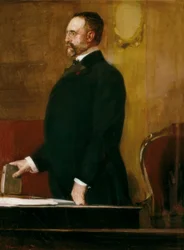 Don Jose Canalejas Mendezin (1854-1912) muotokuva
