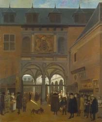 Amsterdamin pörssi, n. 1675-80 (öljy kankaalle)
