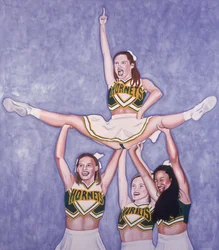 Lets go Hornets #1 Joo!, 2002 (öljy ja akryyli kankaalle)