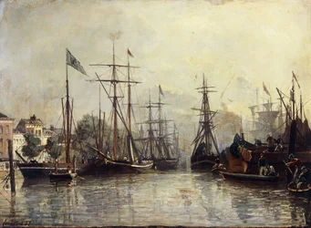 Rotterdamin satama, 1857