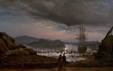 Näkymä Vaekerosta lähellä Christianiaa, 1827.