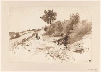 Mäkistä maisemaa Ranskassa