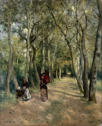 Promenade (öljy paneeliin)